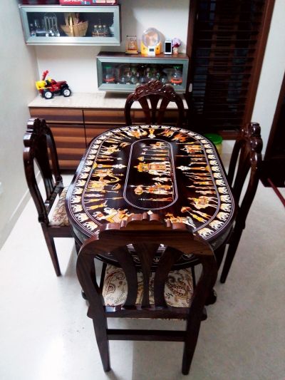 Dining Tables (Oval - 4 Chairs)